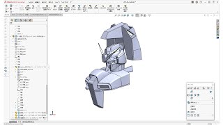 Zガンダムを作ってみよっと！（第32回）←胸部パーツを回転させながら背面部の形状検討 [upl. by Llesram52]