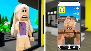 SPYING on my BROTHER in ROBLOX SNAPCHAT [upl. by Chanda]