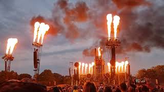 Rammstein  Sonne live at goffertpark Nijmegen 2022 [upl. by Wolbrom]