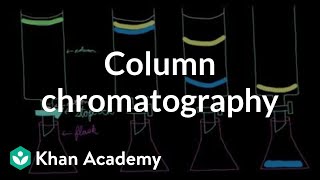 Column chromatography  Chemical processes  MCAT  Khan Academy [upl. by Hortensia]