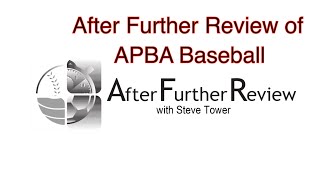 After Further Review of APBA Baseball [upl. by Jelena]