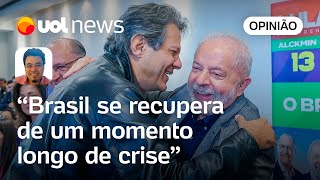 Brasil é 9ª economia Distribuição de renda precisa acompanhar crescimento do PIB diz Sakamoto [upl. by Muire]