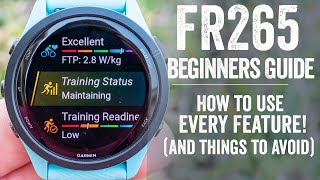 Garmin Forerunner 265265S Beginners Guide Start Here [upl. by Cadman735]