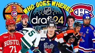 2024 NHL Entry Draft  Fans Hangout for the Full 1st Round [upl. by Ahsiekar732]