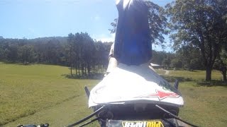 Yamaha YZ250  Wheelie Practice [upl. by Anoiek]