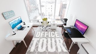 My Apartment Office Setup Tour 2017 [upl. by Nnyluqcaj]