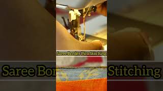 Pico Stitching in Usha Janome  Saree Border Pico Stitching  Usha Janome Rolled Hem Demo [upl. by Auhso]