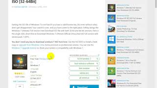 How to download windows 7 3264 bit  free [upl. by Ayikahs]