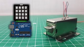 Arduino Keypad Solenoid Lock [upl. by Nyrahs141]