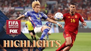 Japan vs Spain Highlights  2022 FIFA World Cup [upl. by Hovey215]