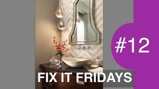 Bathroom Decorating Ideas  Interior Design  Fix it Fridays 12 [upl. by Stephie]