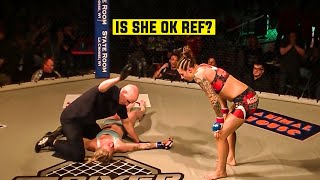 Scariest Knockouts in WOMENS MMA [upl. by Fink]