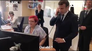 Emmanuel Macron 39 ans standardiste à lÉlysée [upl. by Hawk412]