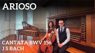 SVYATI DUO  Cello amp Organ  Arioso  J S Bach [upl. by Darce575]