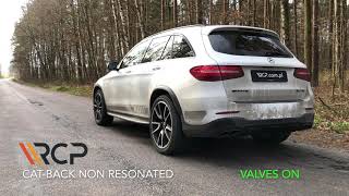 MercedesBenz GLC43 AMG  RCP Exhausts  Catback Exhaust [upl. by Birkle]