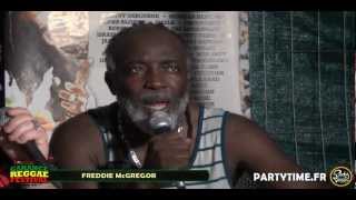 FREDDIE McGREGOR  INTERVIEW at Garance Reggae Festival 2012 HD by Partytimefr [upl. by Lily]