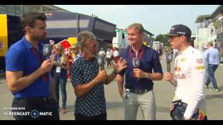 Max Verstappen “calls” Eddie Jordan a wanker [upl. by Ahsiuqram]