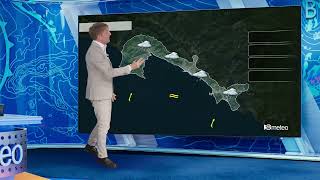 Meteo in Liguria nuvole e poi pioggia sulla regione [upl. by Acimehs]