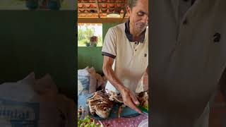 Salada com peixe assado na grelha sitiolagoverde [upl. by Akenahc]