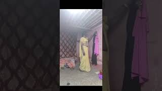 yallow saree Main lag rahi hoon na ptakha shorts youtubeshorts [upl. by Micky]