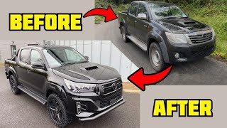 Incredible Transformation Of A Toyota Hilux Pickup [upl. by Dorothi988]