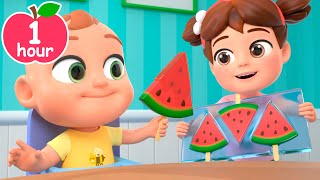 Watermelon Ice Cream Song  Newborn Baby Songs amp Nursery Rhymes [upl. by Runck]