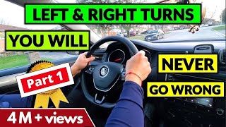 ❤ 88k LIKES ❤  HOW TO TURN LEFT and RIGHT  PART 1  Beginner Driver Lesson [upl. by Hephzipah]