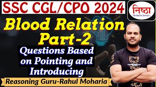 Blood Relation Part2  Pointing and Introducing Questions  Reasoning by Rahul Moharia [upl. by Rogovy763]