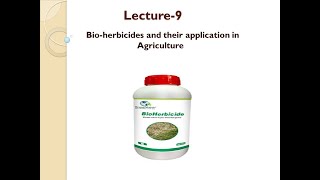 Bioherbicides and their application in agriculture lecture 10icar nabard agriculture afo [upl. by Nillok]