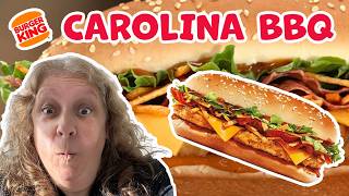 NEW Burger King Carolina Bbq Original Chicken Sandwich burgerking carolinabbq fastfoodreview [upl. by Raine969]