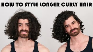 How to Style Longer Curly Hair [upl. by Hans46]