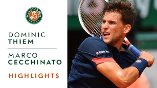 Dominic Thiem vs Marco Cecchinato  SemiFinal Highlights I RolandGarros 2018 [upl. by Evol613]