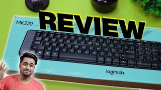 Logitech MK220 Combo Wireless Keyboard amp Mouse Unboxing  REVIEW Logitech MK220 Review in HINDI 🔥🔥 [upl. by Adnoval]