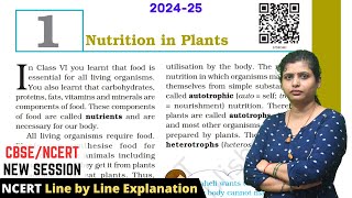 Nutrition in Plants  Class 7 Science Chapter 1 Full chapter [upl. by Huesman561]