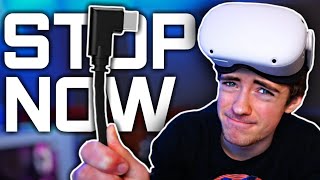 Stop Using Your Link Cable Wrong Oculus Quest 2 [upl. by Boswell506]