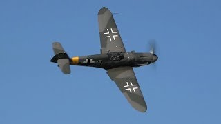 Messerschmitt Bf109 G6 Low amp Loud  DB605 SOUND [upl. by Ititrefen]