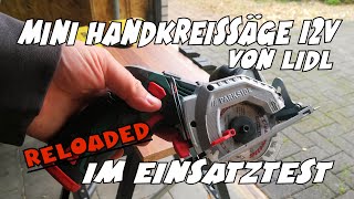 LIDL  PARKSIDE® 12V AkkuHandkreissäge PHKSA 12 A1 im Einsatz [upl. by Srednas]