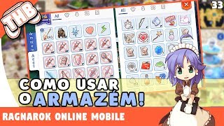 Ragnarok Online Mobile  Como funciona o armazém [upl. by Isma]