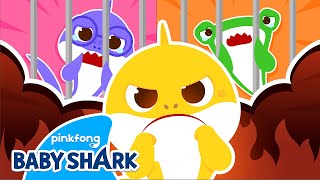 ✨NEW Baby Sharks Friends Are Trapped  Baby Shark Story Episodes  Baby Shark Official [upl. by Colier]