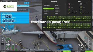 FS2020  A32NX Probando mod PACX pasajeros y tripulacion KMIA a KMCO Miami Florida Gameplay Español [upl. by Ricketts578]