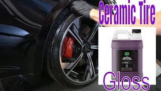 Is This The Sio2 Tire GLOSS We Have Been Looking For 3D GLW Series Ceramic Tire Dressing [upl. by Odel]