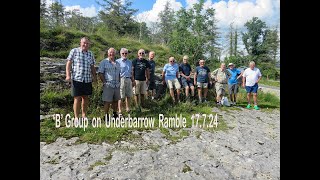 Sefton Road Ramblers B Group on Underbarrow Ramble 17 7 24 movie [upl. by Tedi170]