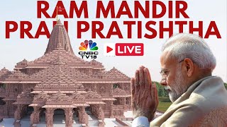 Ayodhya Ram Mandir LIVE  Ram Mandir Inauguration  Pran Pratishtha Ceremony  PM Modi Live  N18L [upl. by Marijane]