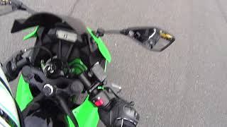 KAWASAKI NINJA 250SL ACCELERATION DOWN THE DRAG STRIP [upl. by Edrei]