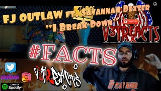 Veteran v3tReacts Reacts 2  FJ OUTLAW quotI Break Downquot ft Savannah Dexter Official Video Savages [upl. by Anastos850]