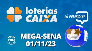 Resultado da Mega Sena  Concurso nº 2651  01112023 [upl. by Auos]