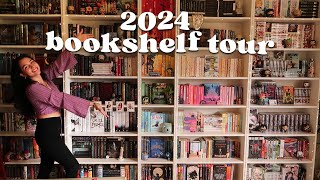 2024 BOOKSHELF TOUR 📚 my entire 600 book collection [upl. by Ellehcram]