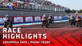 Drama erupts in MagnyCours Superpole Race 💥  FRAWorldSBK 🇫🇷 [upl. by Dee159]