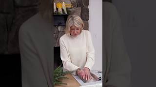 Martha Stewart shows us how to make aluminum foil icicles shorts [upl. by Hedgcock]