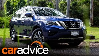 2017 Nissan Pathfinder review  CarAdvice [upl. by Adnilreb]